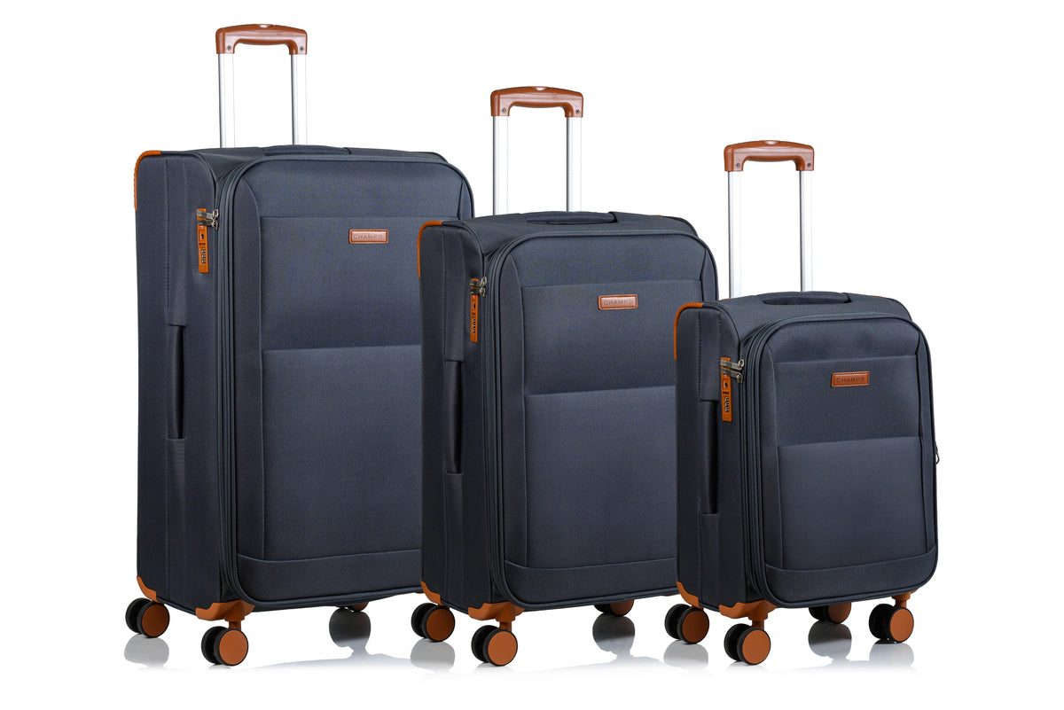 Champs Luggage Classic Soft Case Luggage Set Size 3 Pieces