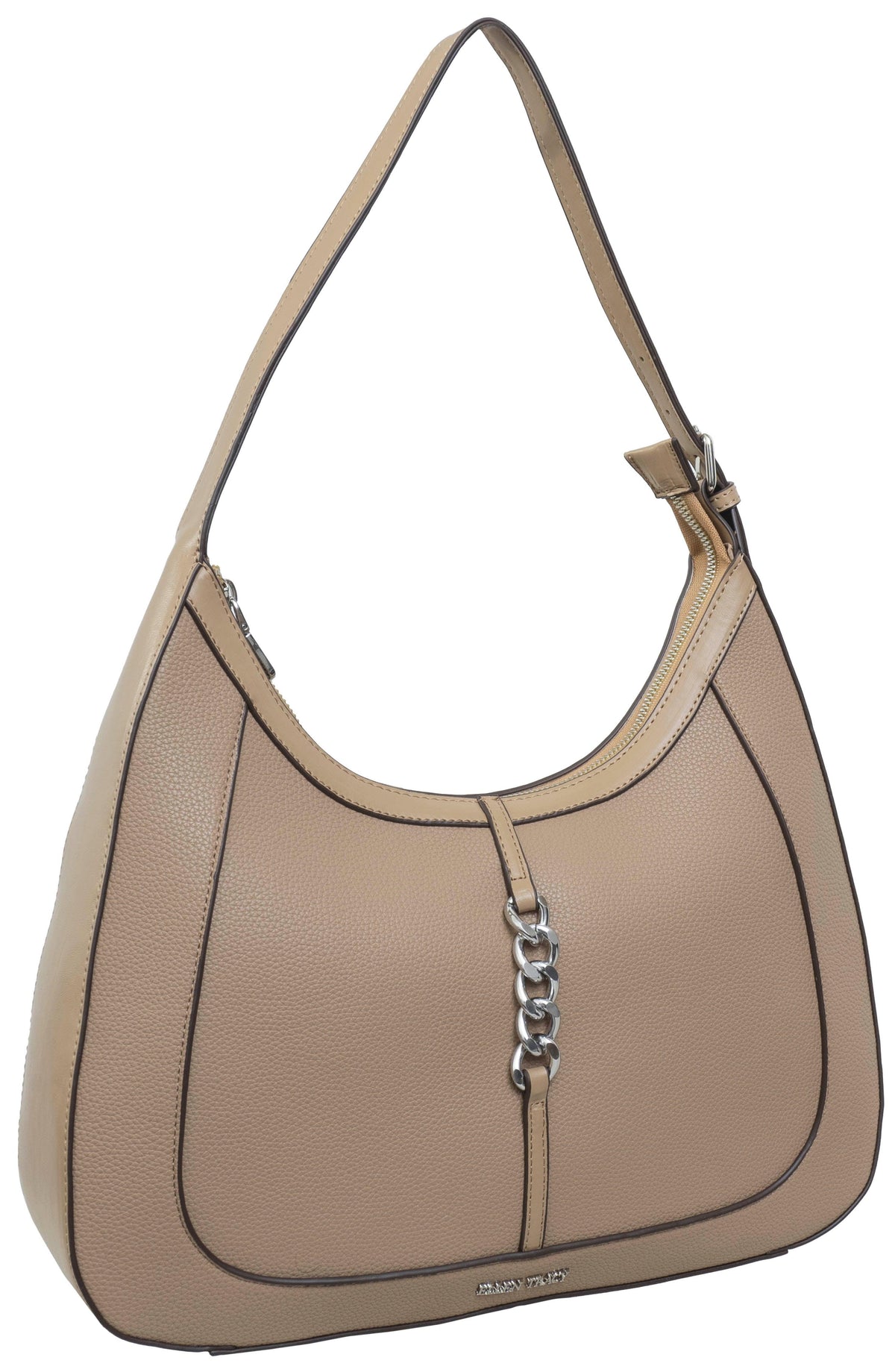 Ellen Tracy Pebble Grain Top Handle Hobo Bag Size 14"