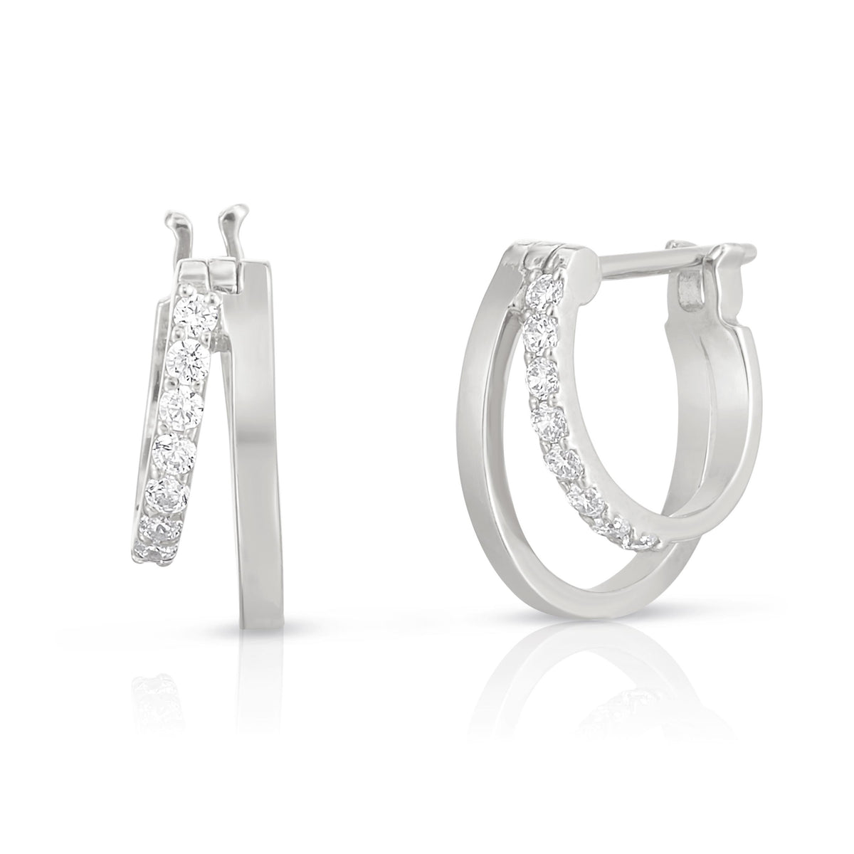 Jilco Inc Double Huggie Earrings