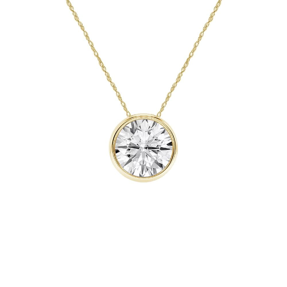 Prestige Boutique Diamonds Round Solitaire Pendant w/ Chain Size 1.50ct