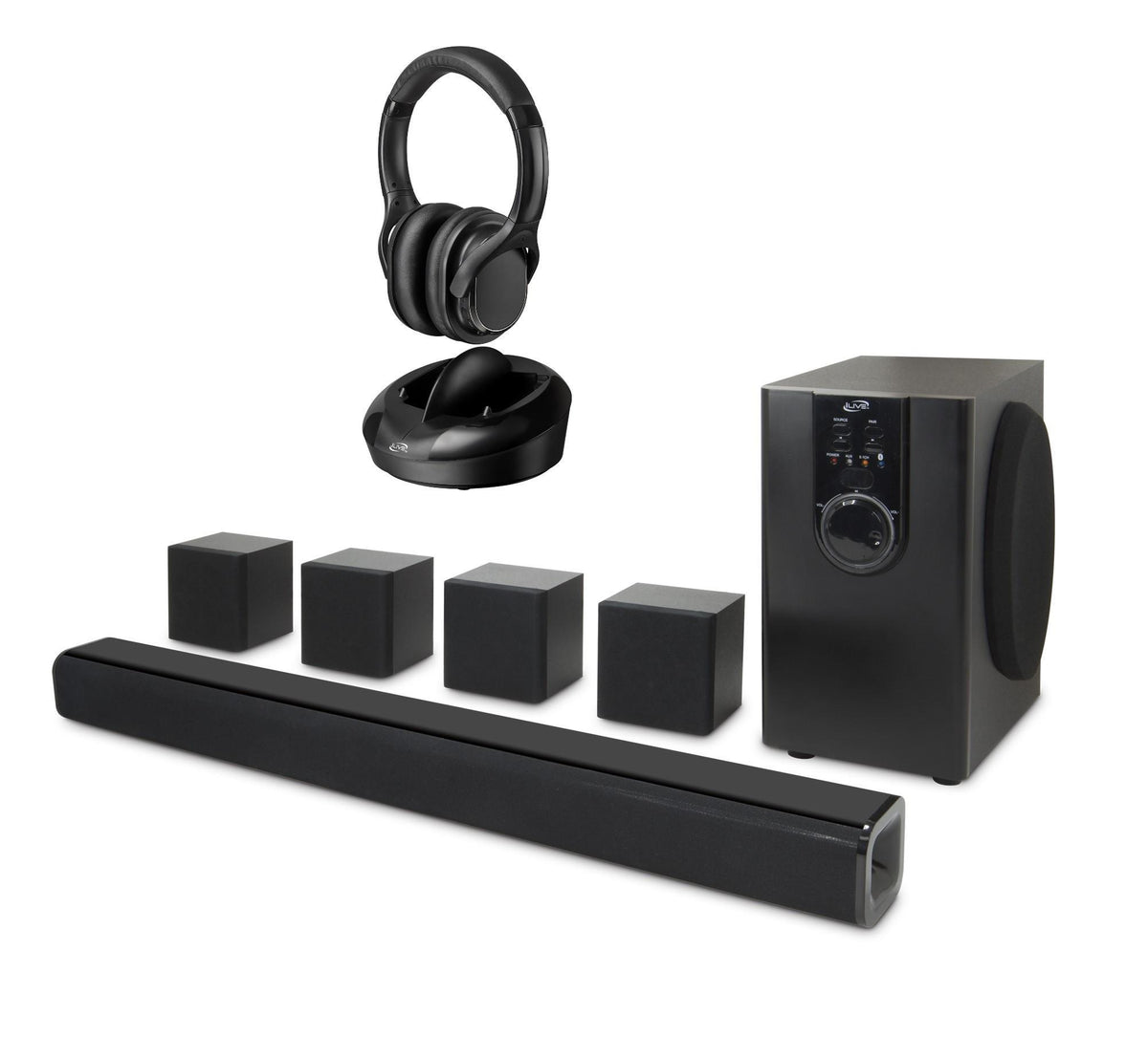 GPX iLive Home Theater Bundle