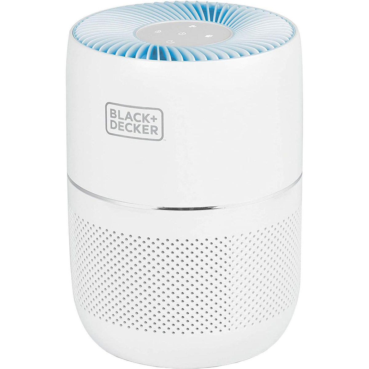 BLACK+DECKER Tabletop Air Purifier with Indicator Lights - White