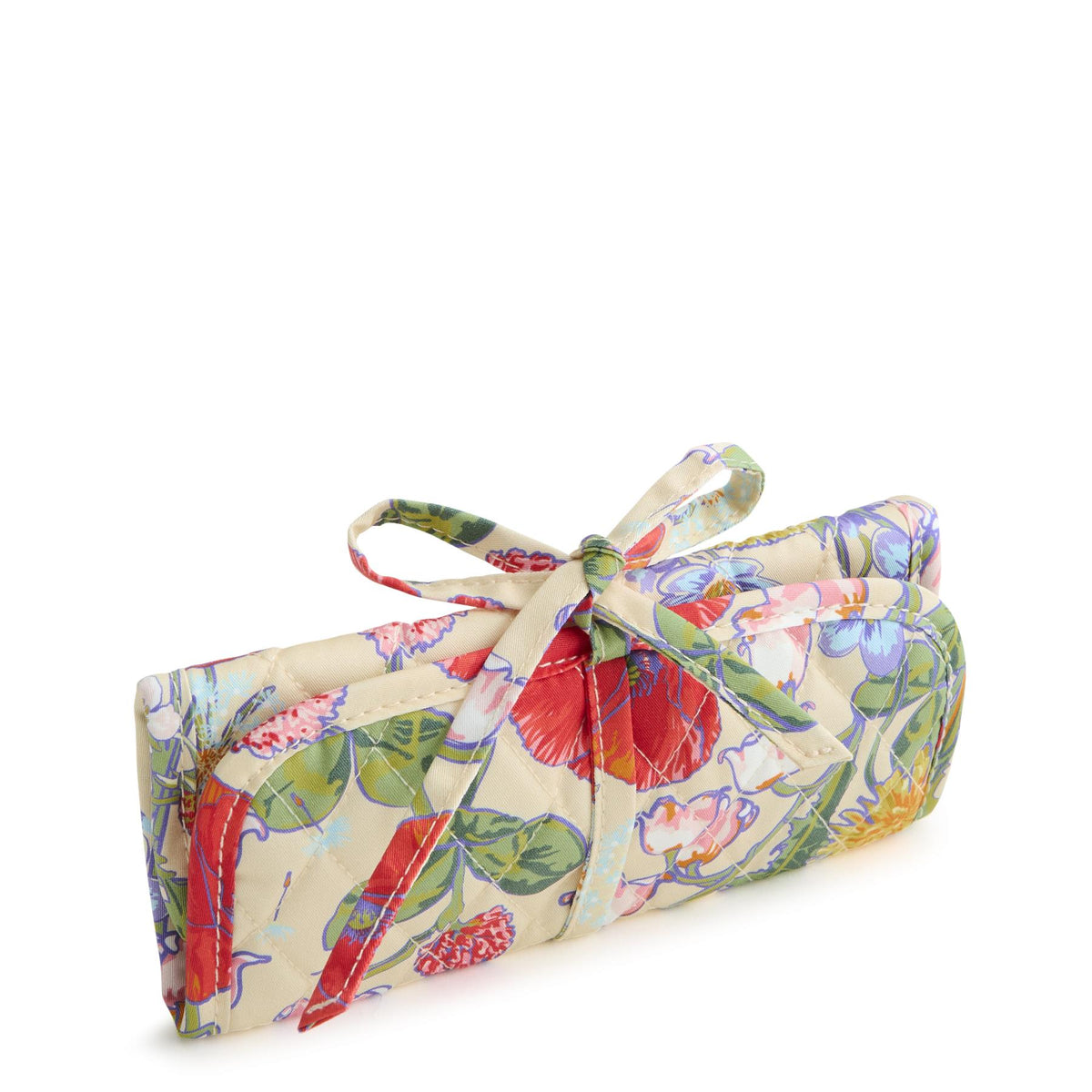 Vera Bradley Jewelry Roll - All the Pretty Wildflowers - Premium Cotton