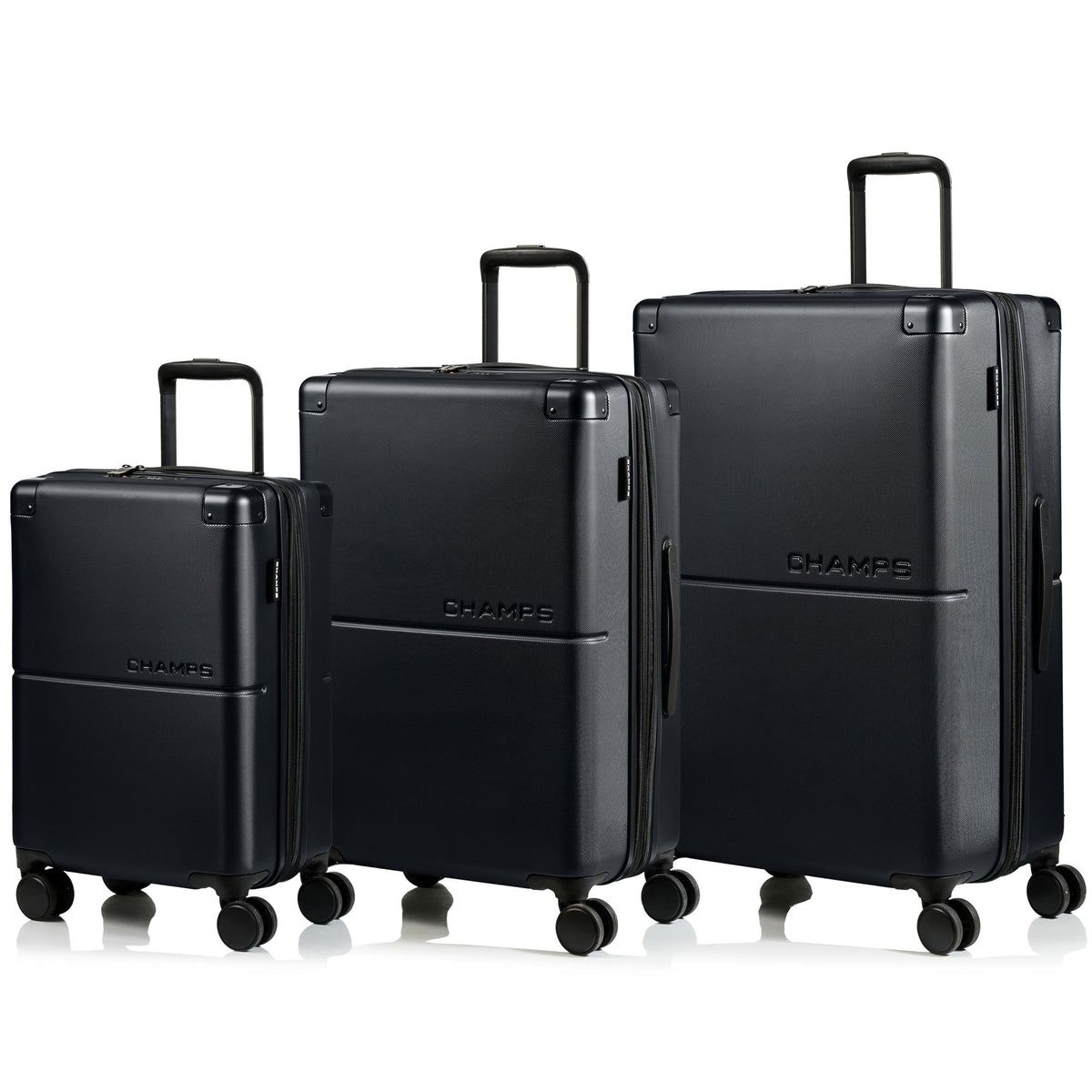 Champs Luggage Earth Hardside Luggage set Size 3 Pieces