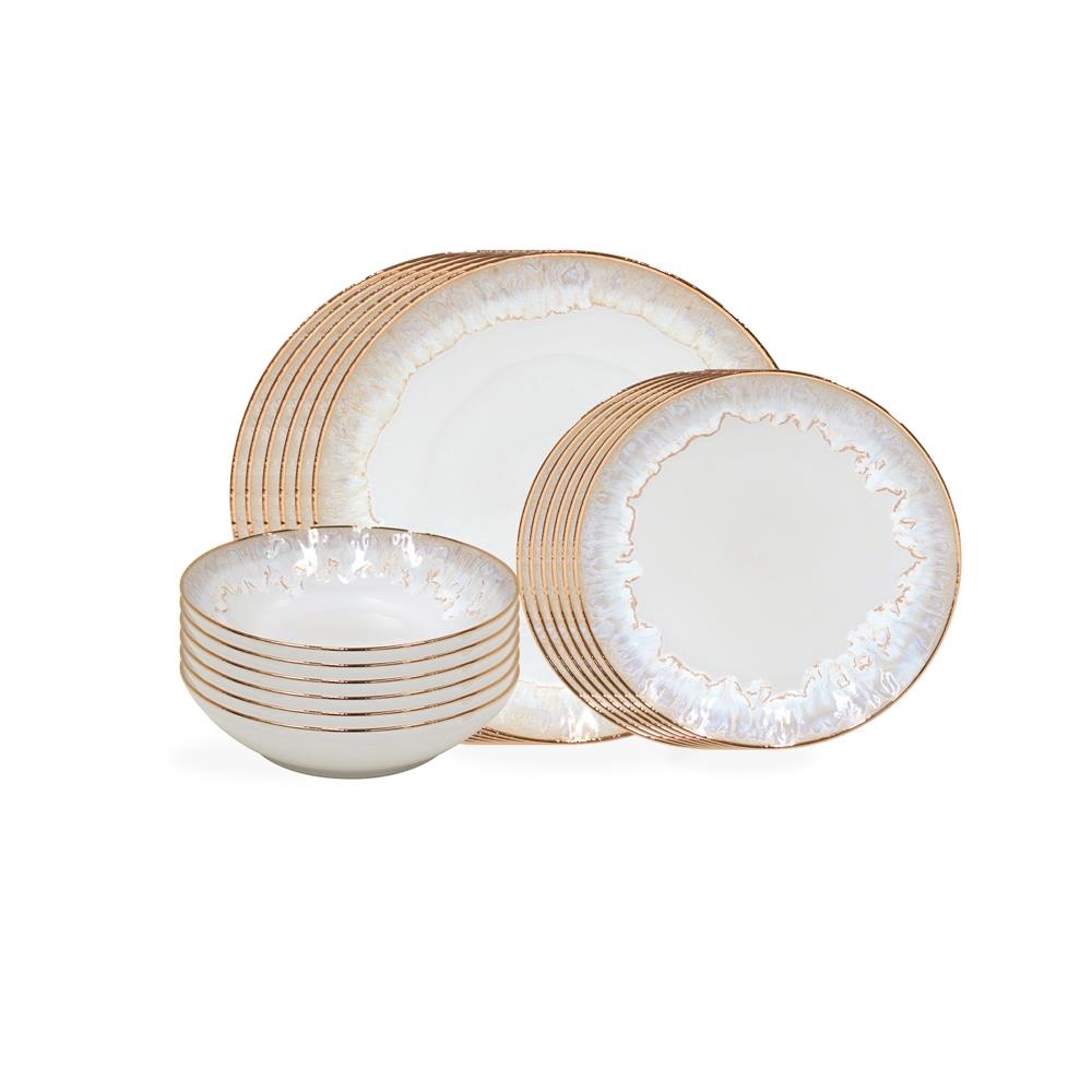 Casa Fina Taormina Place Setting Set w/pasta bowl Size 18 Pieces
