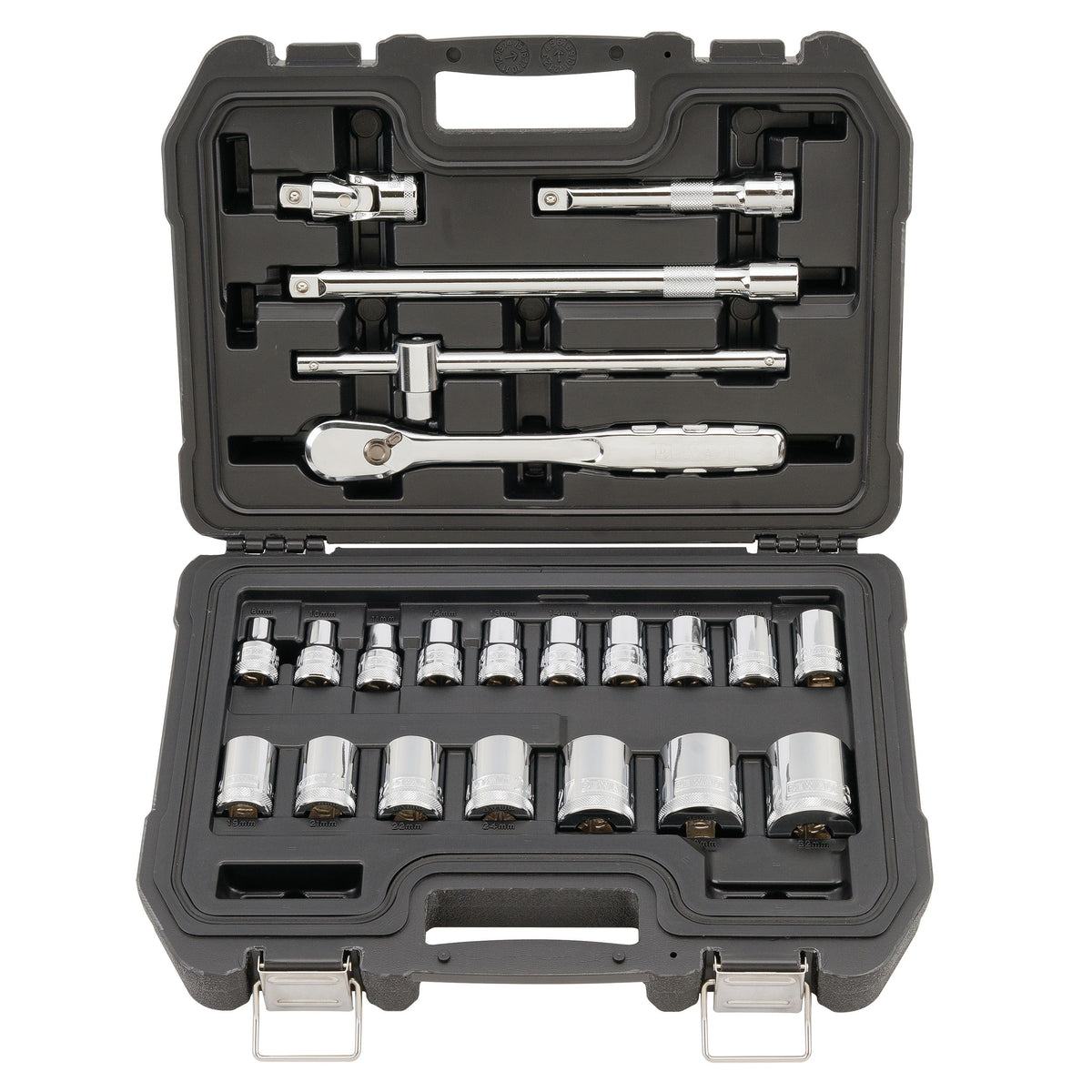 DeWalt 22pc 1/2" Drive Metric Socket Set