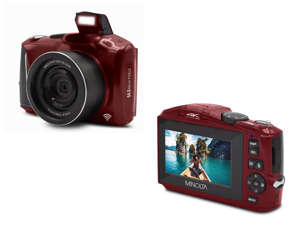 Minolta 64MP / 4K UHD Autofocus digital camera