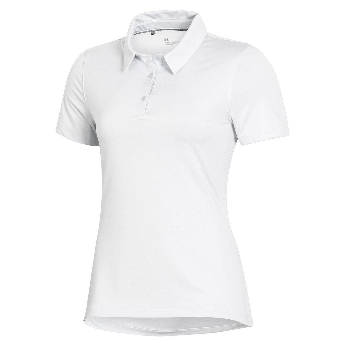 Under Armour T2 Green Women's Golf Polo - White-R/XL