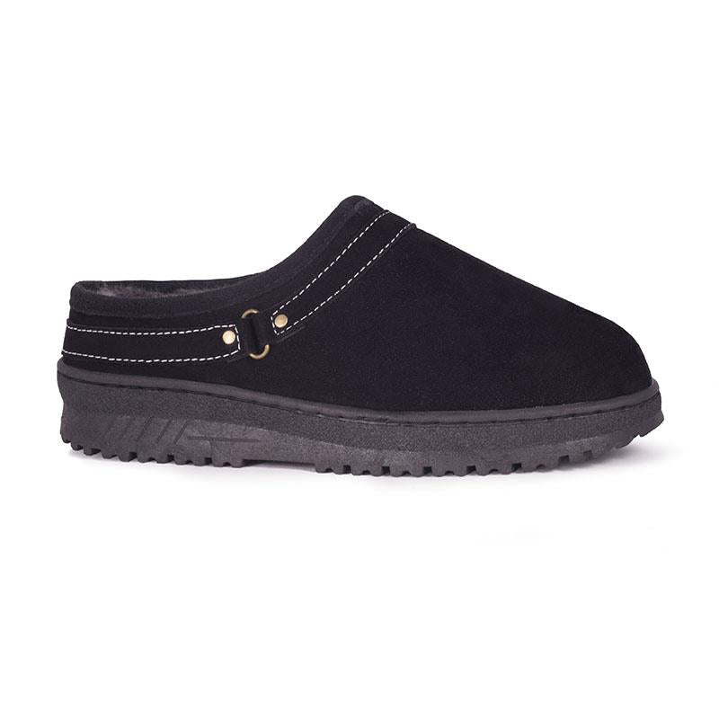Cloud Nine Sheepskin Unisex Clog-Black-8