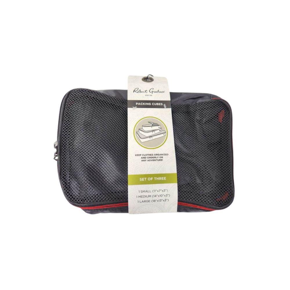 Robert Graham Accessories Toghici Packing Cubes Set Size 3 Pieces
