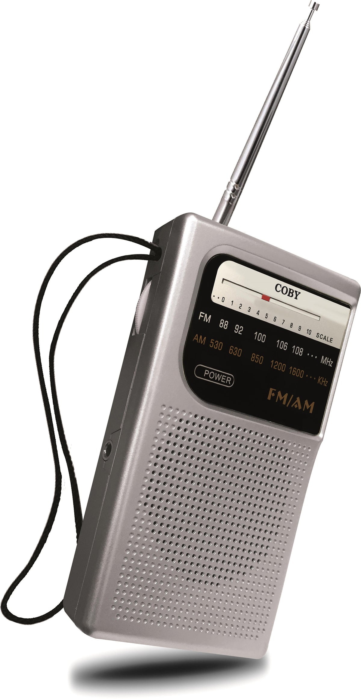 COBY AM/FM Pocket Radio w/ Earbuds