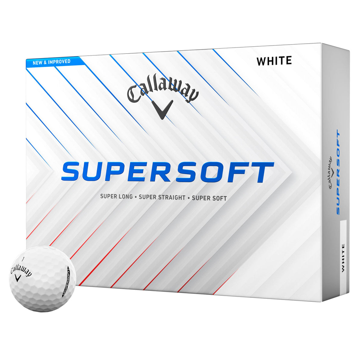 Callaway Supersoft White 2025 Golf Balls - 1 Dozen