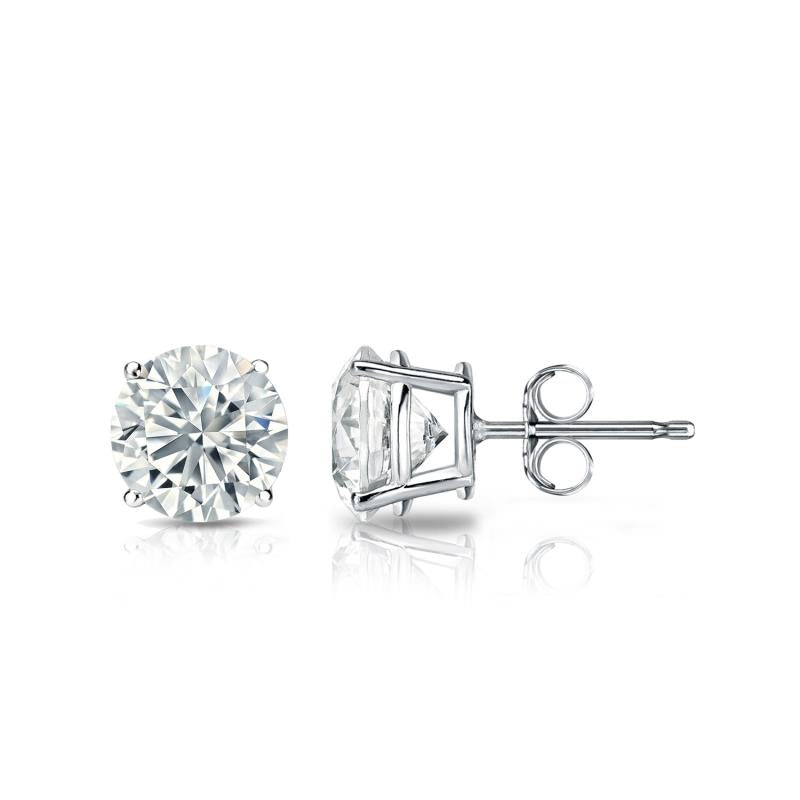 Infinity Luxe Jewelry Collection Round Lab Grown Diamond Earrings
