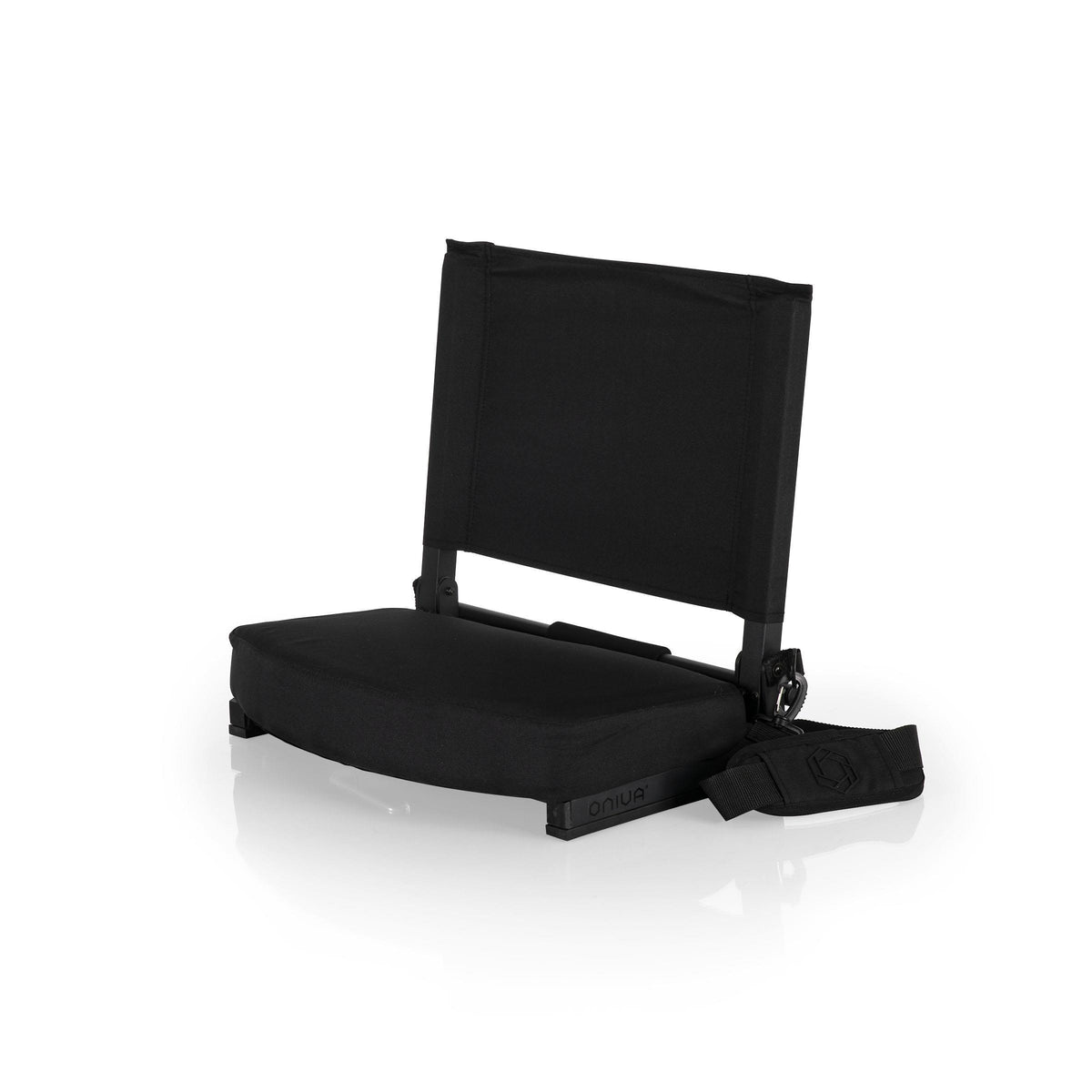 Picnic Time Gridiron Stadium Seat - Black