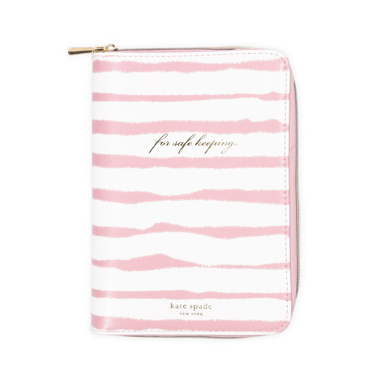 kate spade new york Travel Jewelry Folio - Pink Stripe