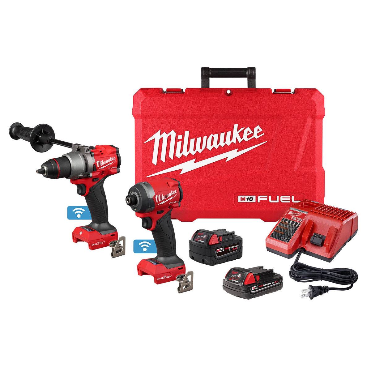 Milwaukee M18 FUEL 2-Tool Combo Kit W/ ONE-KEY
