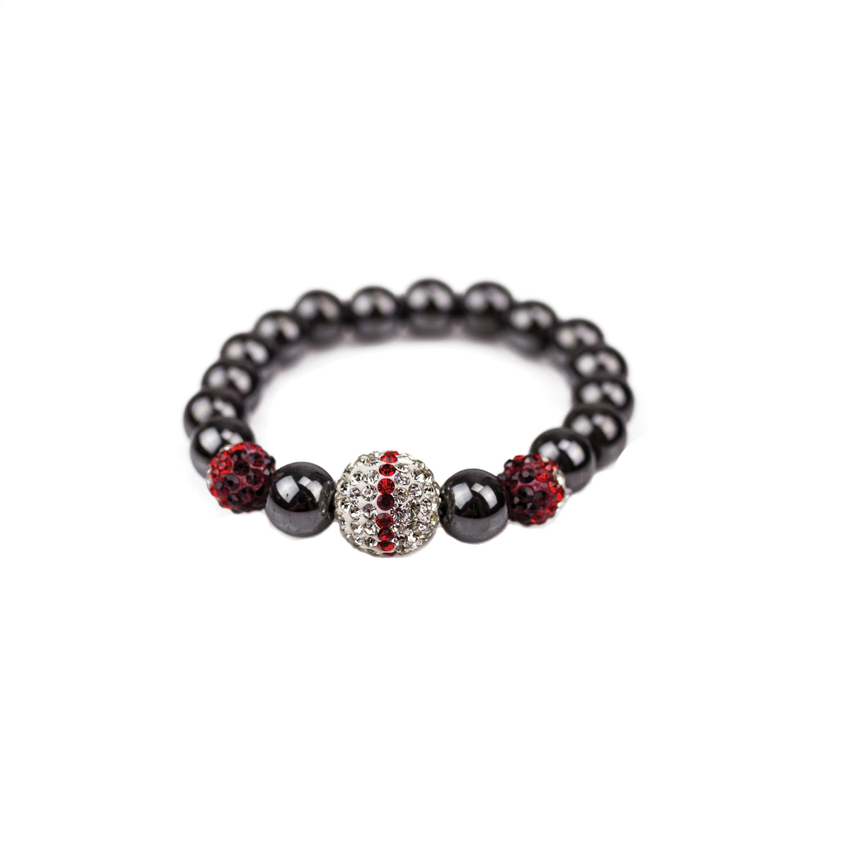Completely Bella Hematite & Crystal Bracelet