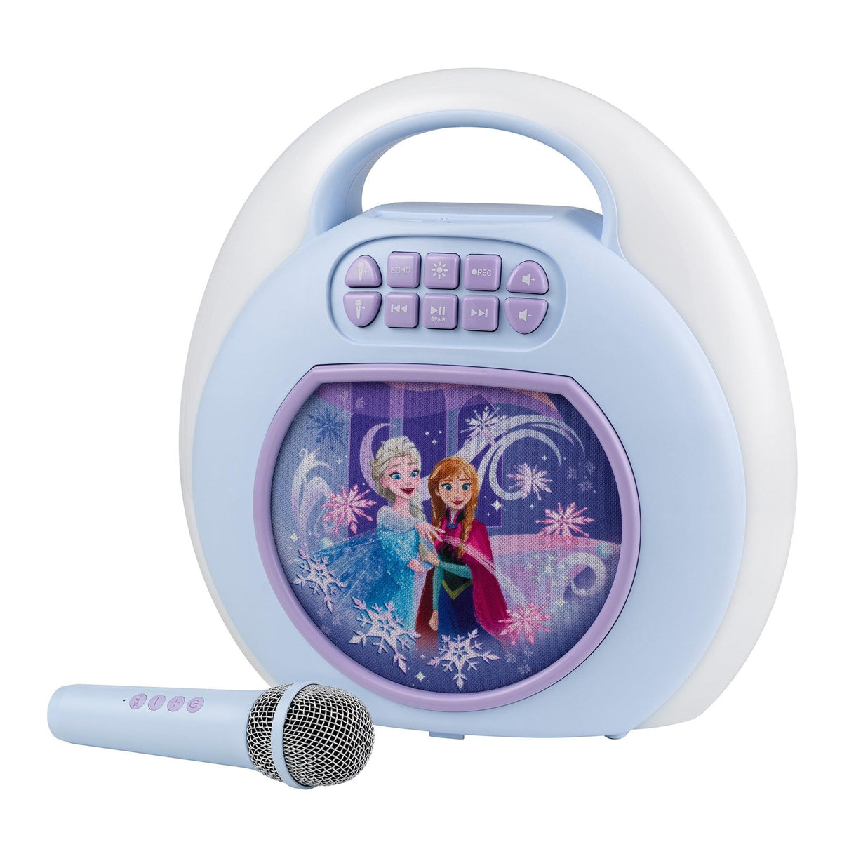 eKids by iHome Frozen Bluetooth Karaoke w/ Light Show Ages 3+ Years