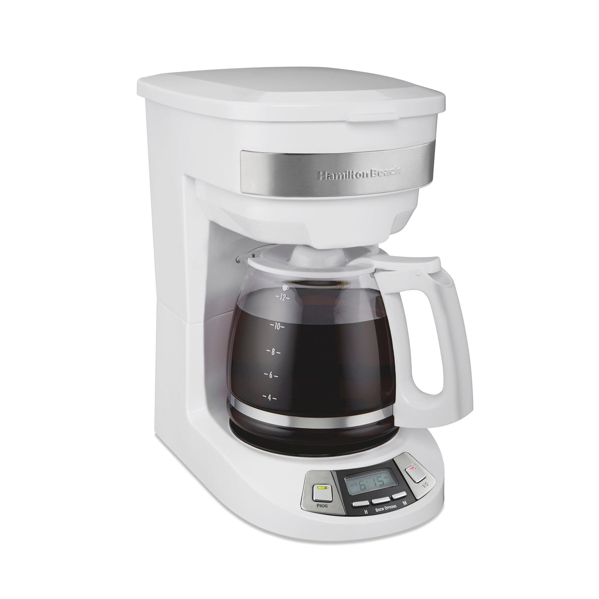 Hamilton Beach 12 Cup Programmable Coffeemaker White