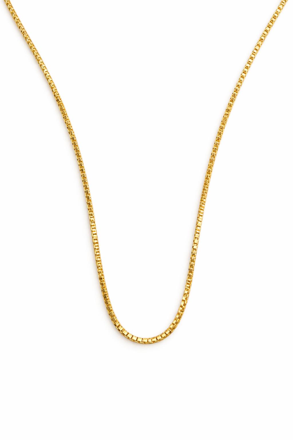 Completely Bella 1 mm 18k Gold Plated Rolo Chain