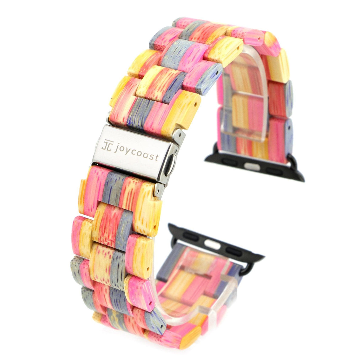 Joycoast Fruitloops Apple Watch Bands (smaller models) Wooden Apple Watch Bands, Multi-Color