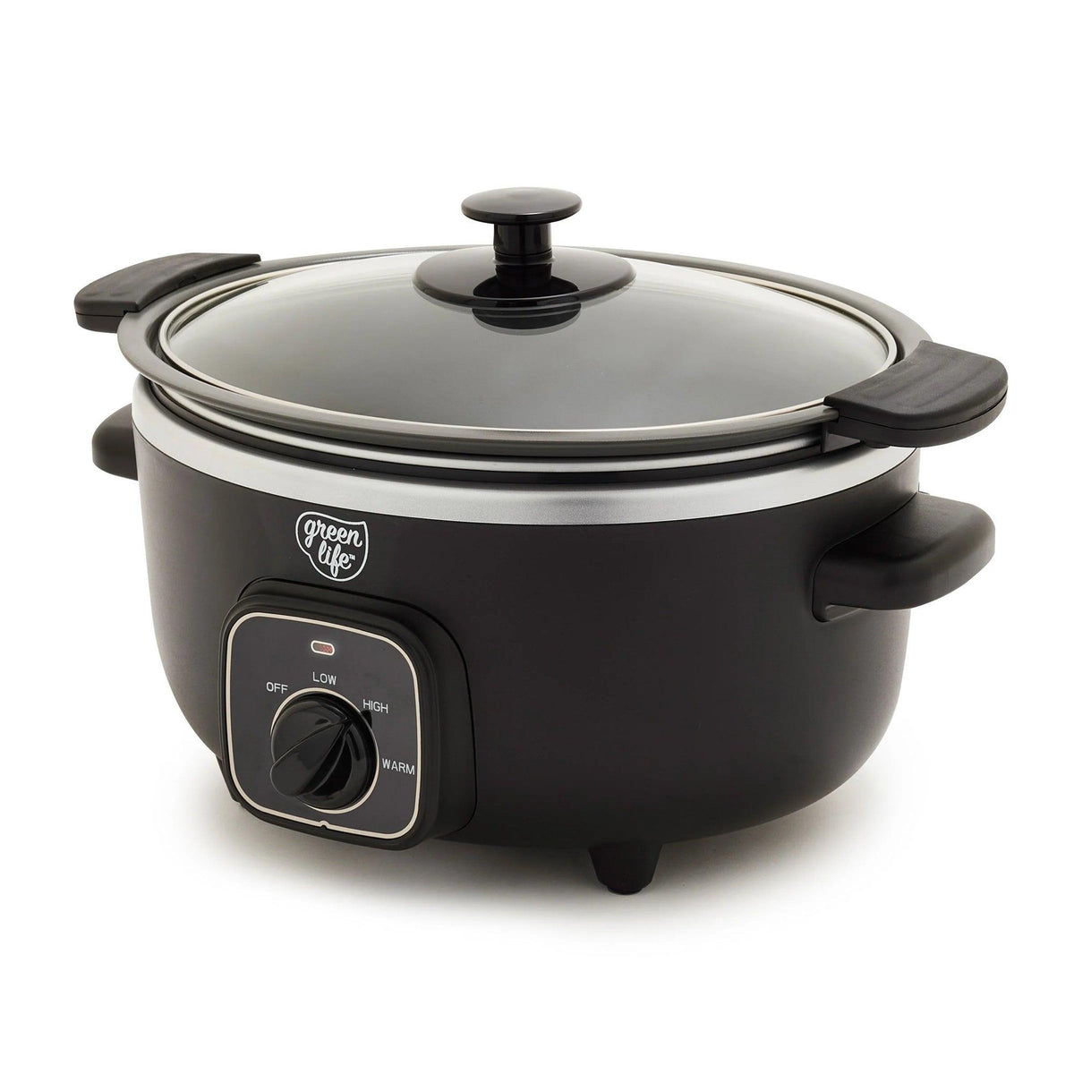 GreenLife Healthy 3.5qt Slow Cooker Black