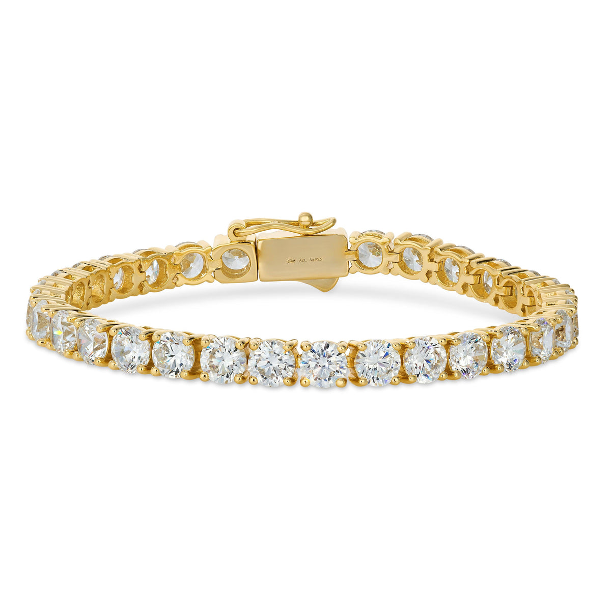 Anna Zuckerman 30 Carat Straight Line Tennis Bracelet Size 6.75 inch