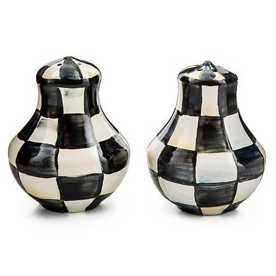 MacKenzie-Childs Sky Check Salt & Pepper Shakers