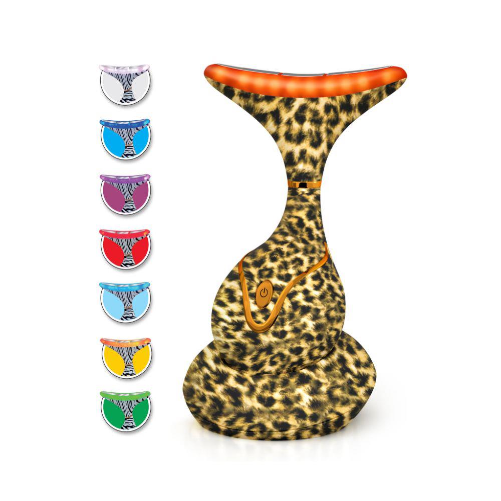 GLO24K 7 Color LED Neck & Face Massager Deluxe