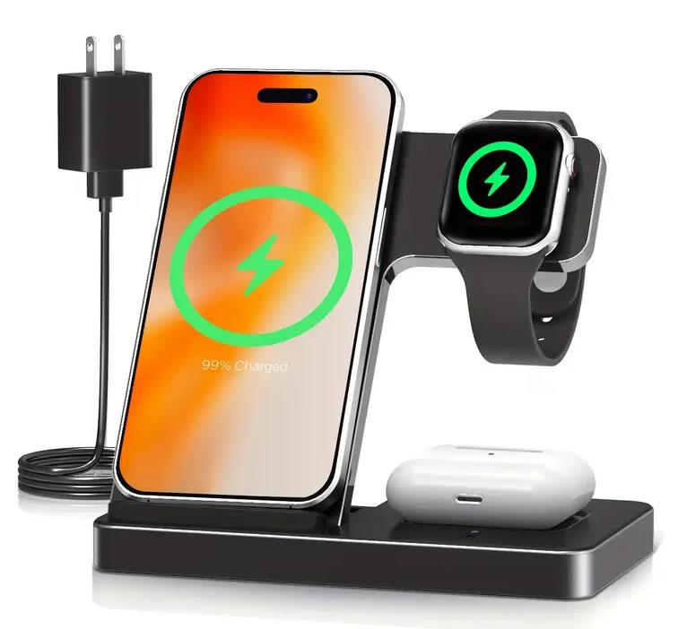 Bella Home 3-in-1 Wireless Charging Station