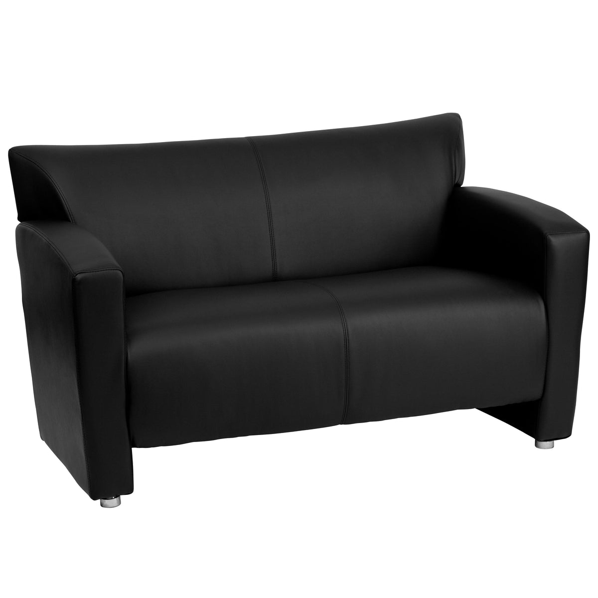 Flash Furniture Brown LeatherSoft Loveseat w/ Extended Panel Arms