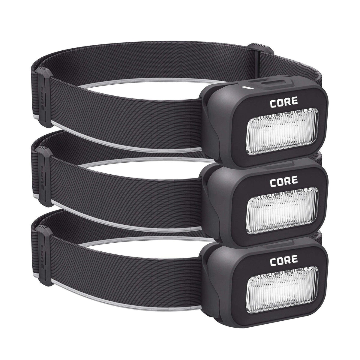 Core Equipment 500 Lumen 3AAA Headlamp - 3-Pack