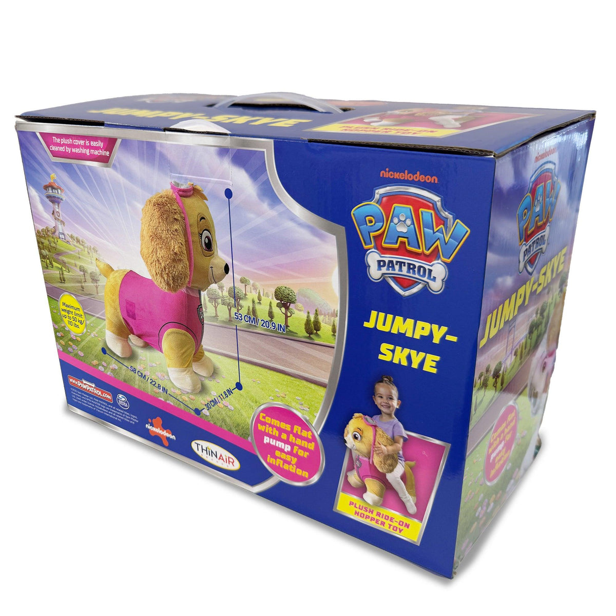 Thin Air Brands Paw Patrol Plush Jumpy Pal Ages 18+ Months - Skye