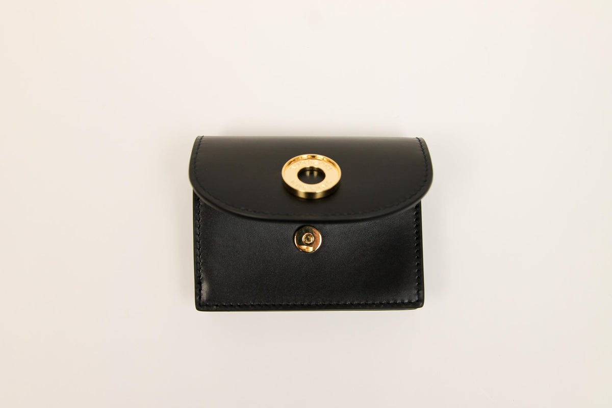 Burberry Amber Leather Logo Card Holder