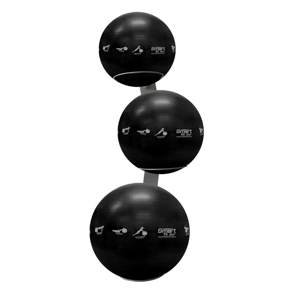 Prism Fitness Studio Wall-Mounted Stability Ball Rack Package