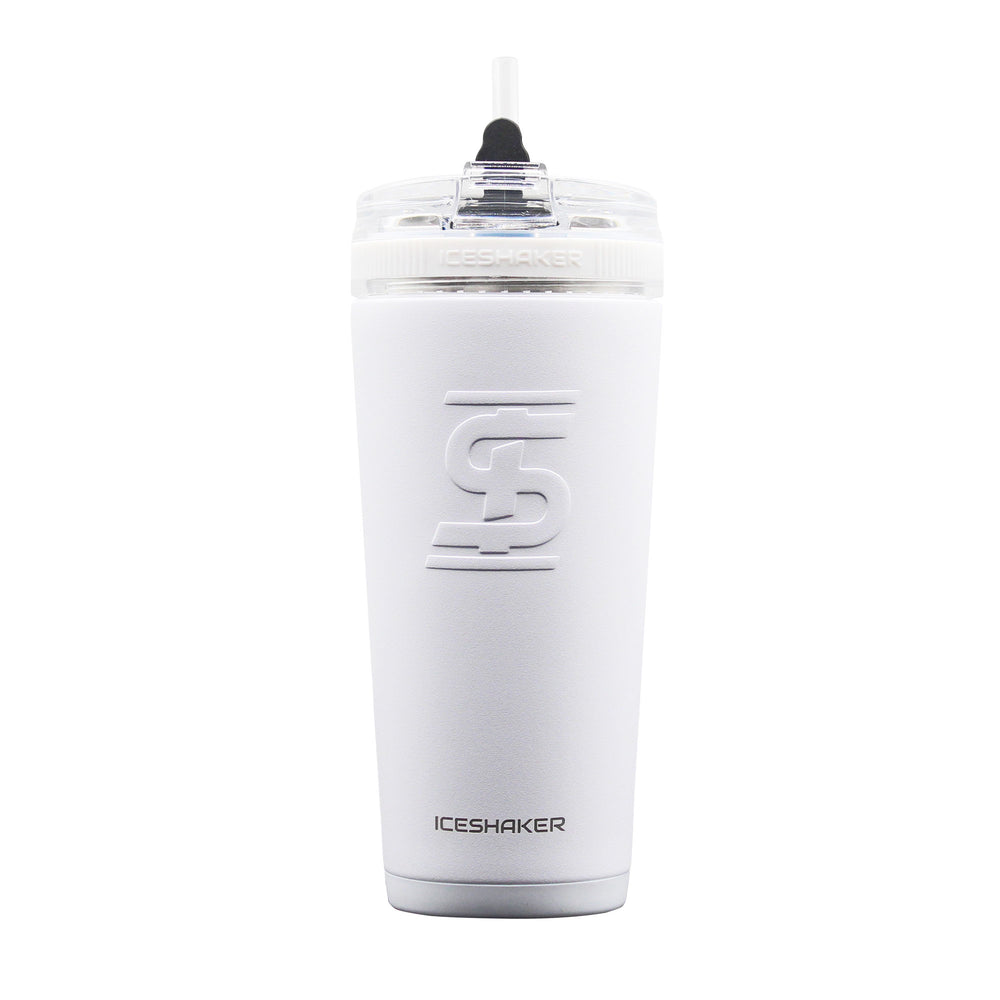 IceShaker 26oz Insulated Stainless Steel Shaker Bottle- Flex Lid with Straw
