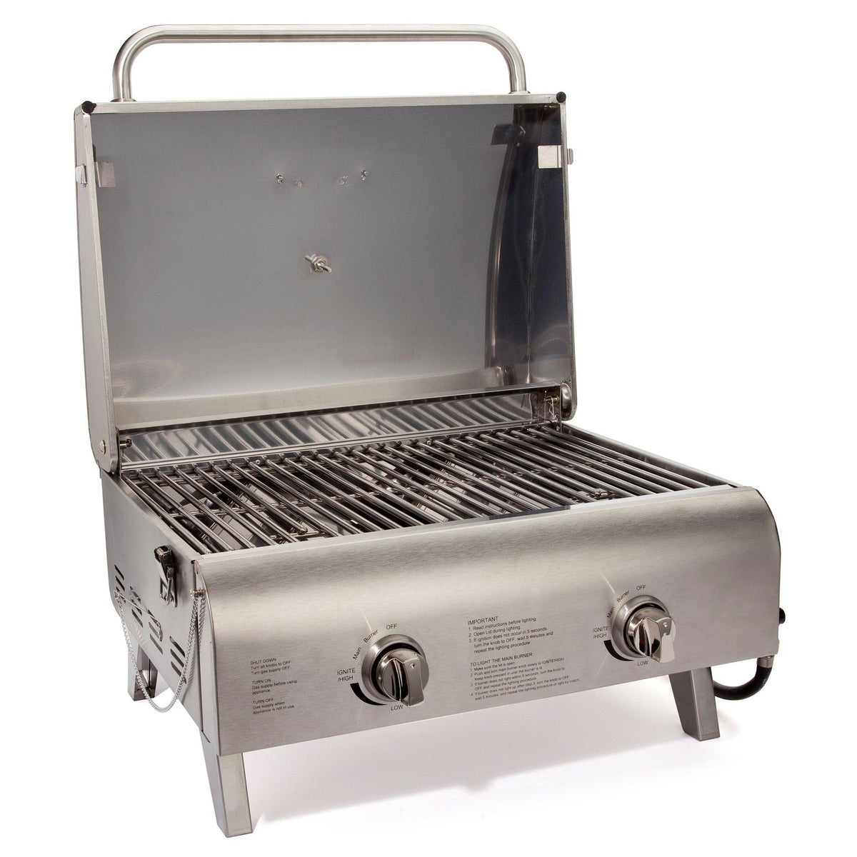 Cuisinart Outdoors Chefs Style Stainless Tabletop Gas Grill