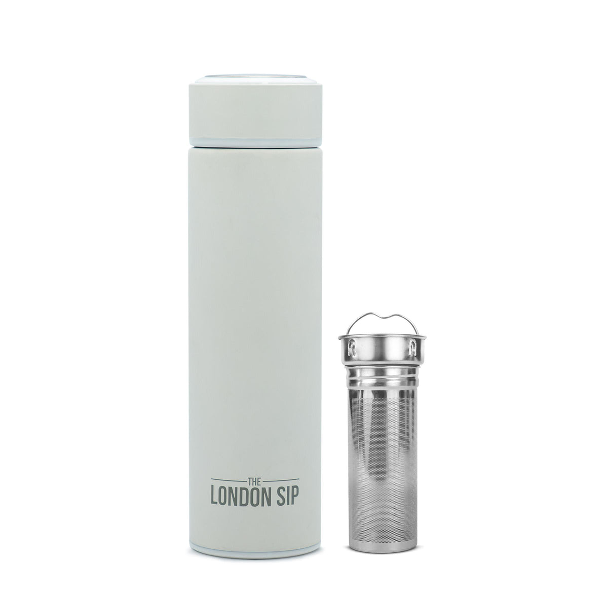 KitchenSupply London Sip - 16oz Tea Infuser - Pearl White