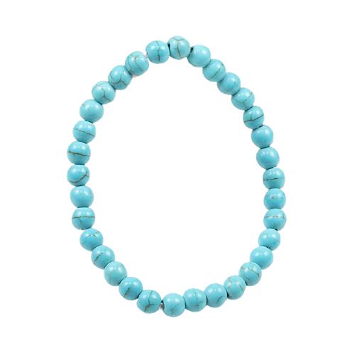 Completely Bella Stretch Turquoise Beaded Bracelet