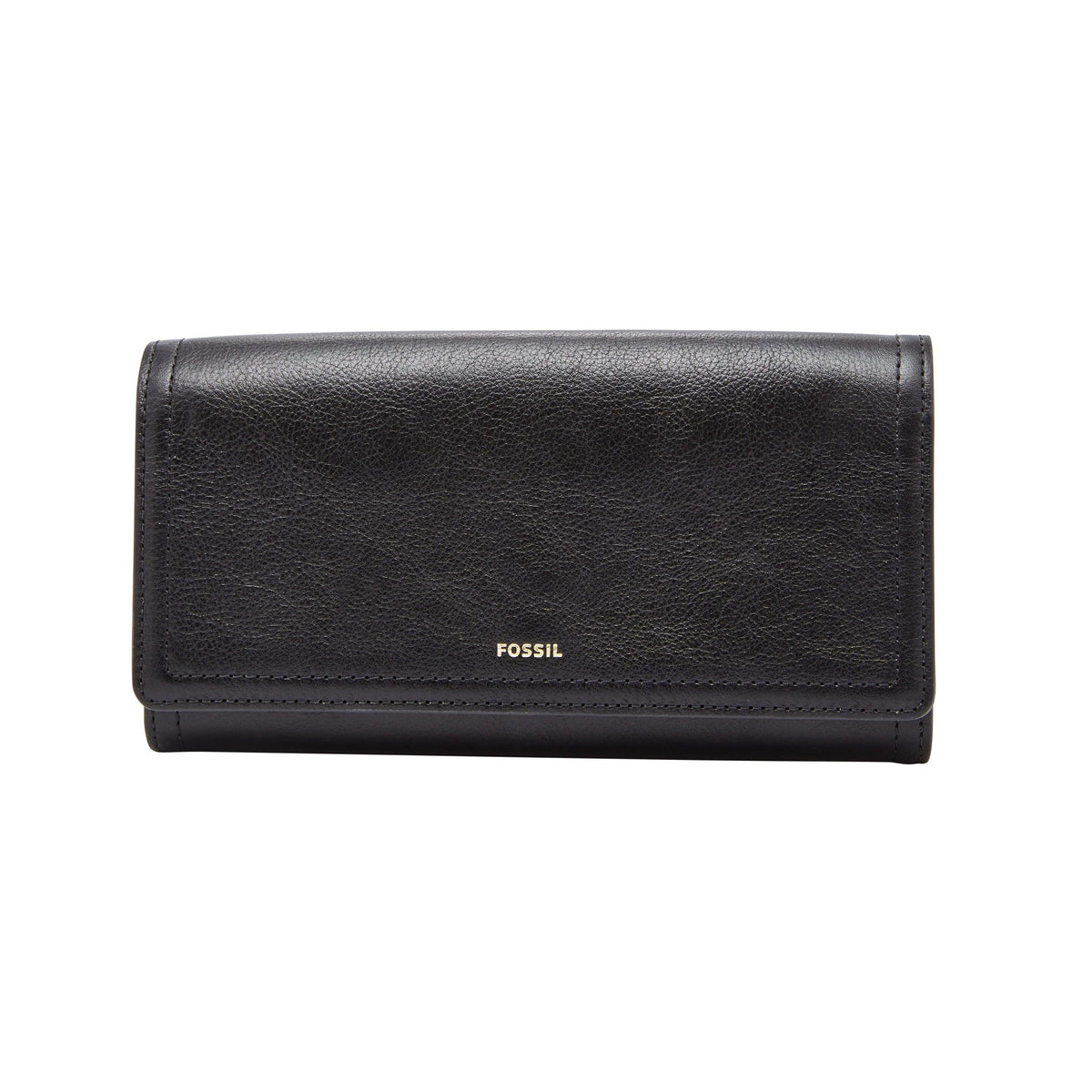 Fossil Ladies Logan RFID Flap Clutch Black