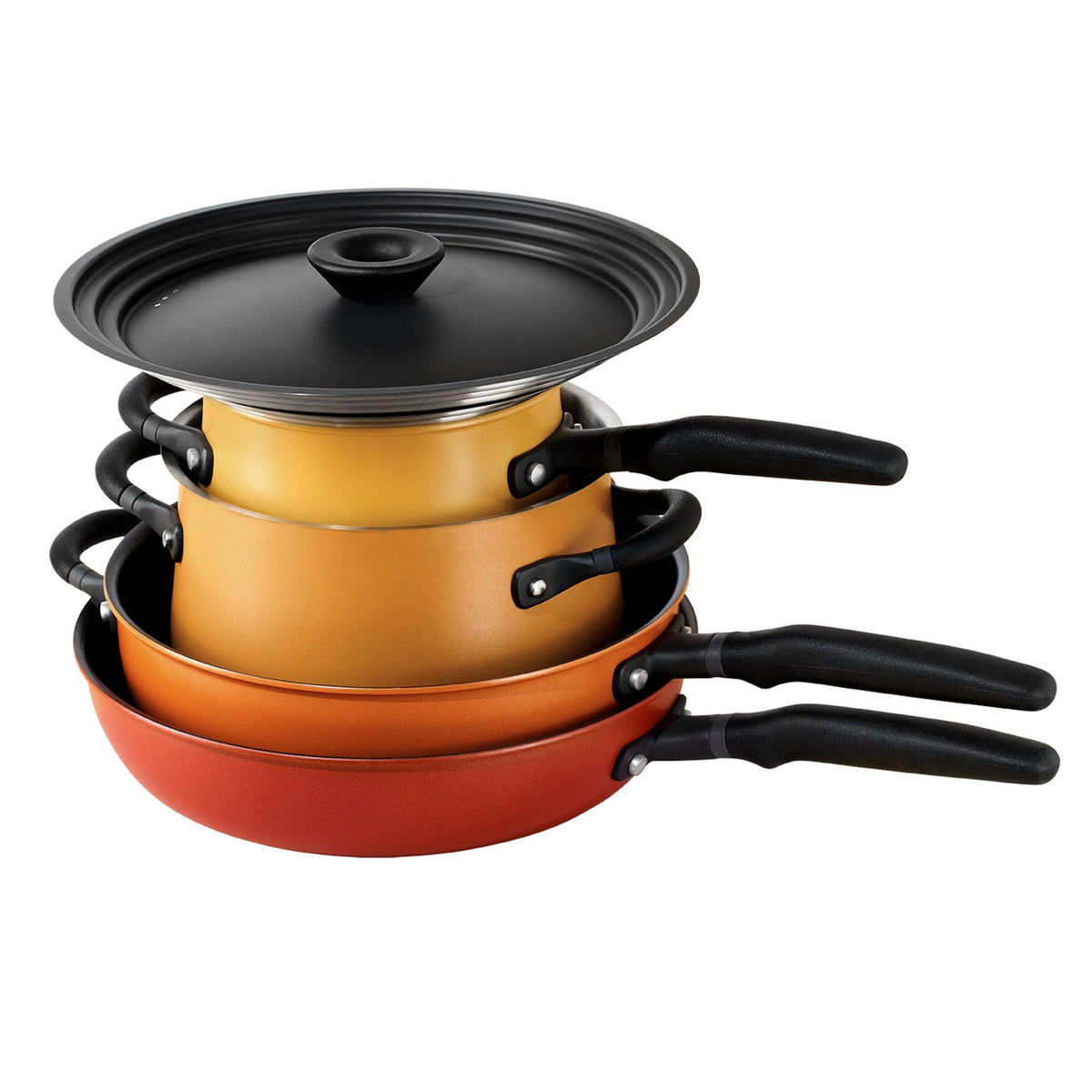 Meyer 6pc Essentials Nonstick & Stainless Induction Cookware Spark Edition