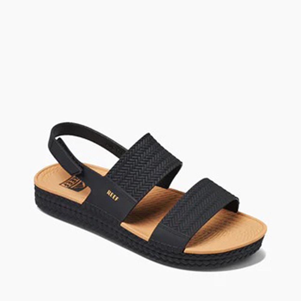 Reef Women's Water Vista Sandal-Black/Tan-11
