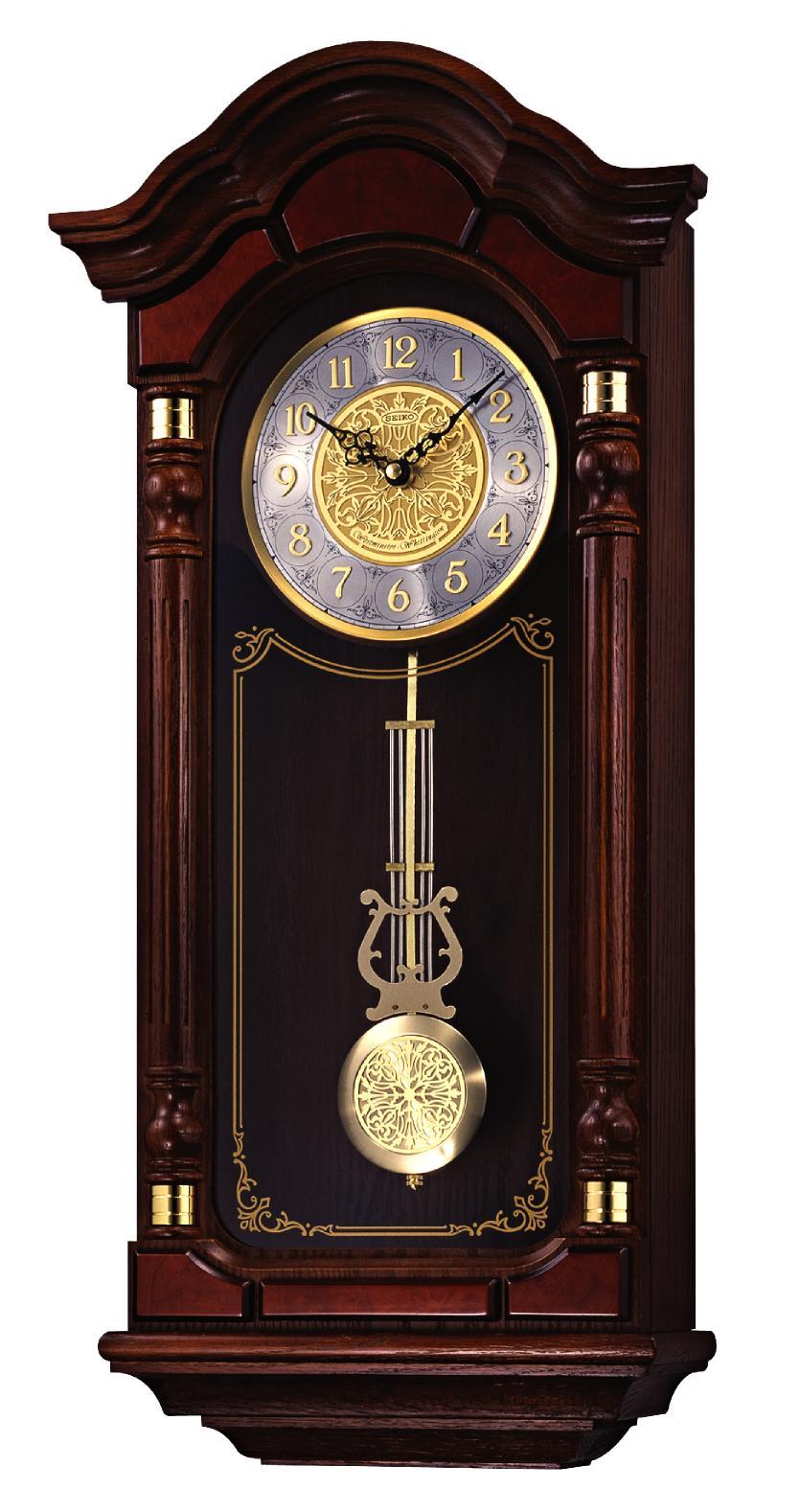 Seiko Clocks Wall-Pendulum, Chime, Quartz, Brown