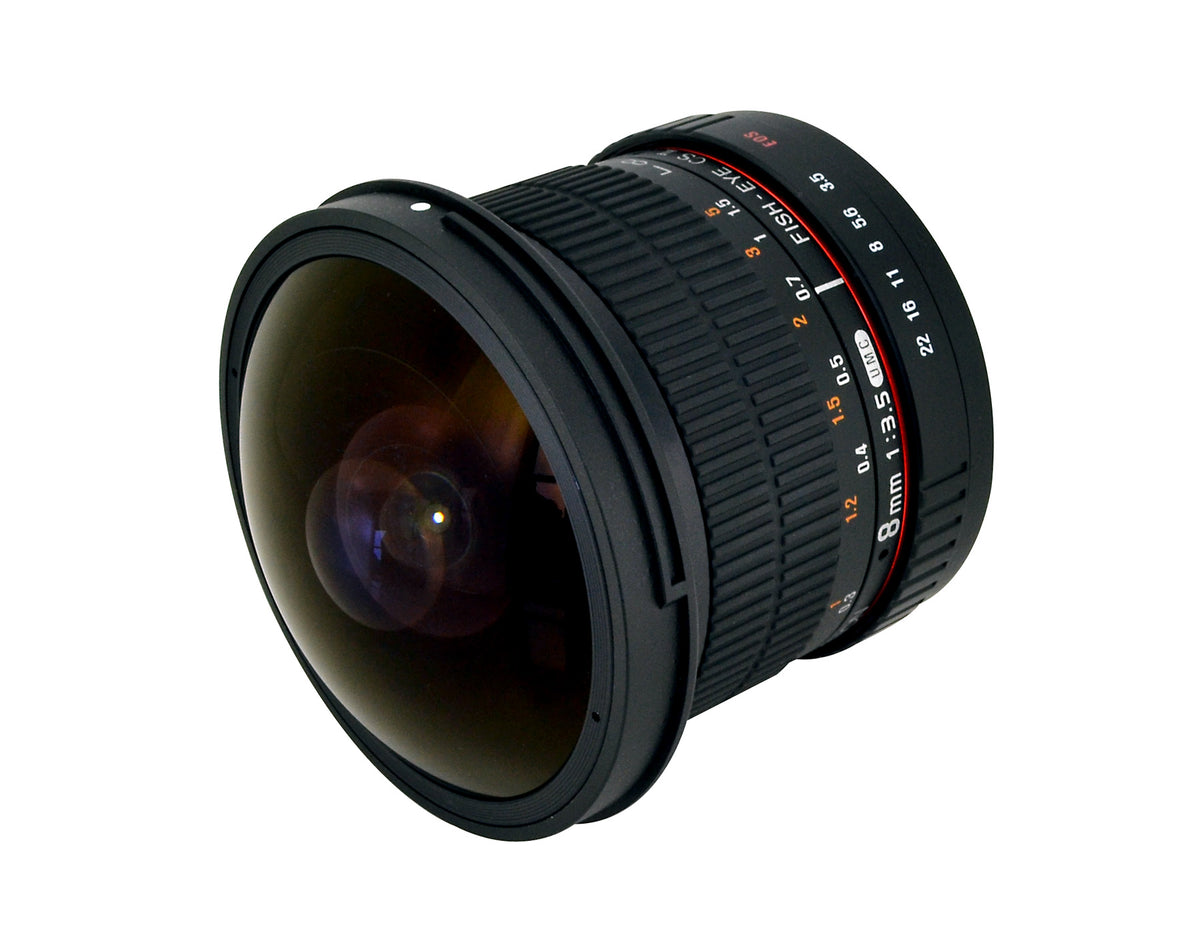 Rokinon 8mm F3.5 HD Fisheye Lens - for Canon