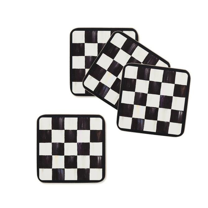 MacKenzie-Childs Cork Back Coasters, Set of 4