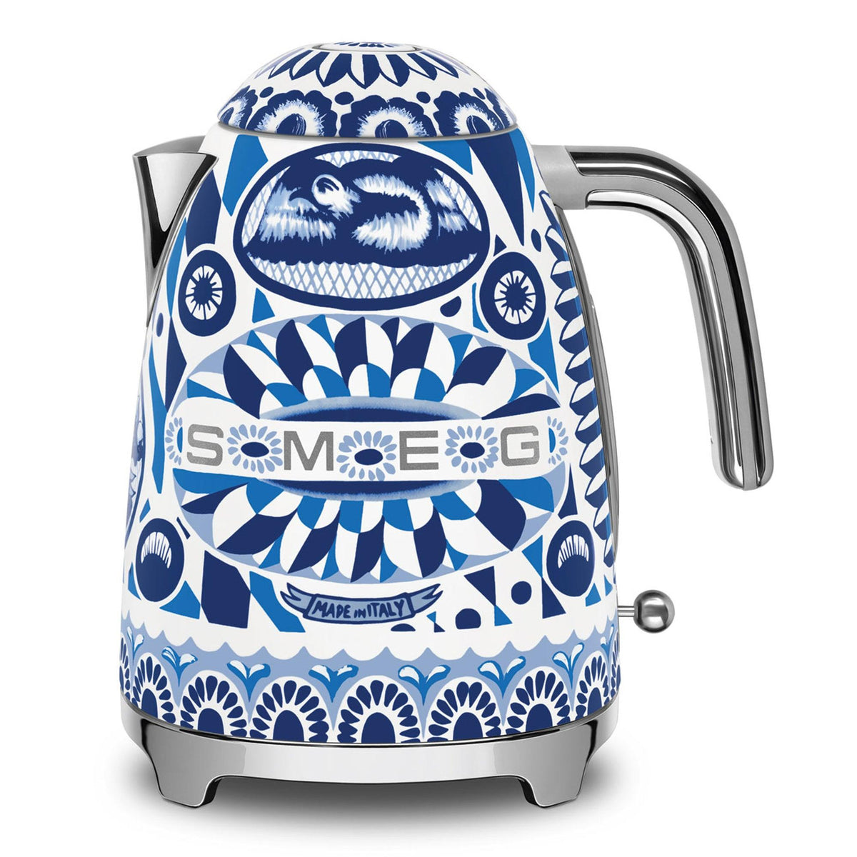 Smeg 7 Cup Electric Kettle Dolce & Gabbana Blu Mediterraneo