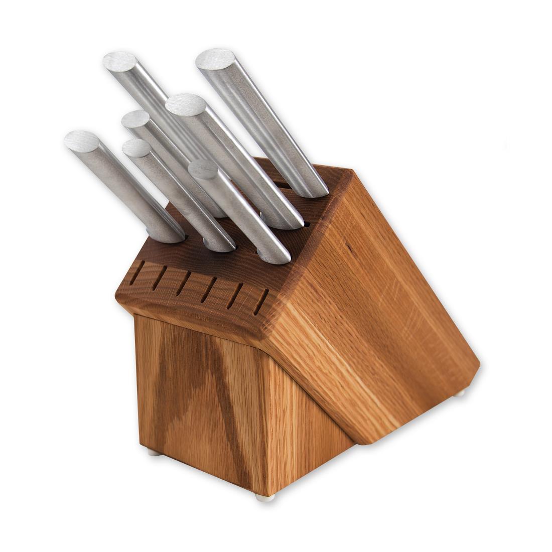 Rada Essential Oak Block Set - Aluminum Handle