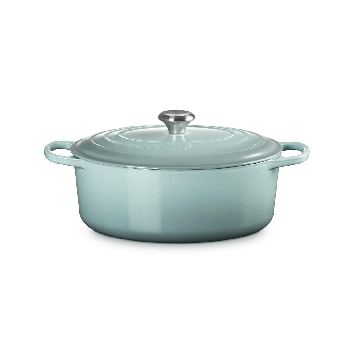 Le Creuset 6.75qt Signature Cast Iron Oval Dutch Oven Sea Salt
