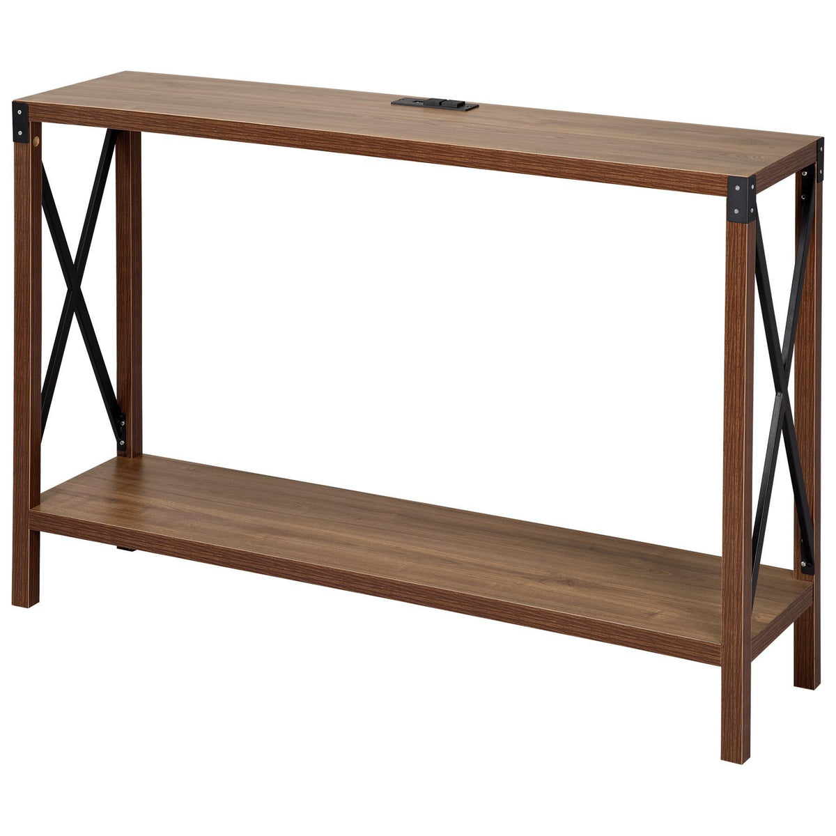 GPX DecorTech Console Table with Charging Station