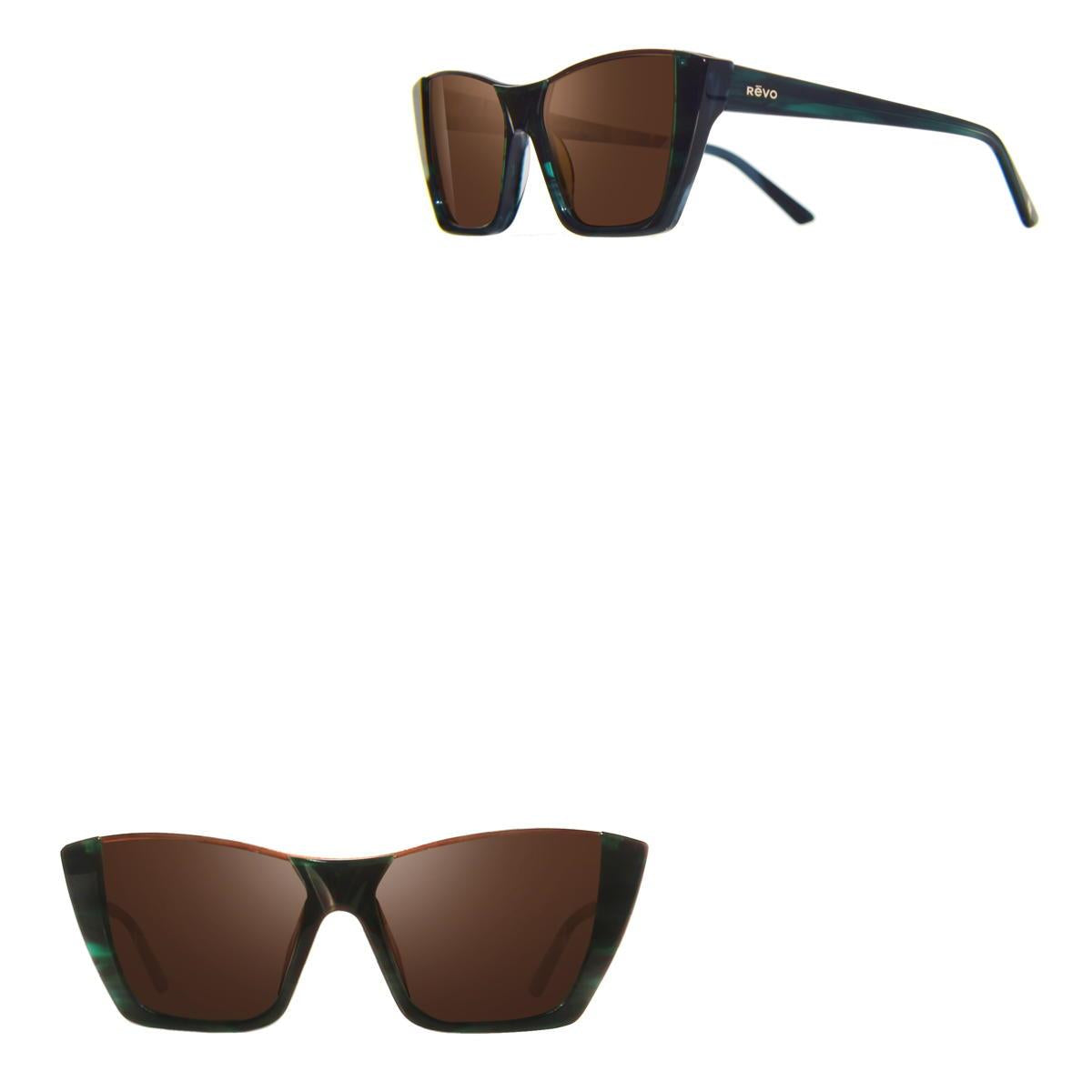 Revo Chelsea Oversized Cat Eye Sunglasses